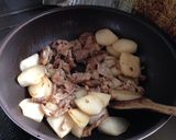 鉄腕ダッシュで紹介！豚肉と梨の炒め物作り方3写真