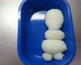 アナ雪オラフ☆キャラ弁作り方1写真