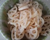簡単！蓮根のゴマ和え作り方4写真