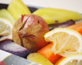 ポケグリで温野菜とグリルドフイッシュ作り方1写真