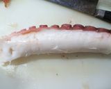 皮つきで買ったタコの皮の剥き方作り方4写真