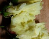 花オクラの甘酢あえ作り方1写真
