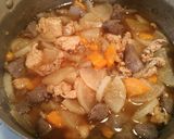 美味しぃ♪大根と豚肉の煮物♥作り方8写真