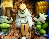 妖怪ウォッチ☆キャラ弁☆から傘お化け作り方6写真