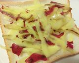 さつま芋の皮×ウインナーのカレートースト作り方5写真