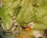 鍋任せ　鶏胸肉とキャベツの和風タジン作り方6写真