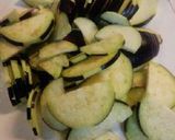 ナスの肉味噌常備菜作り方1写真