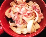 豚バラ肉でイタリアすき焼き作り方2写真