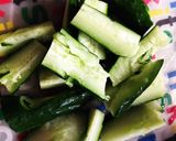 やみつききゅうりの梅肉みそ和え作り方1写真