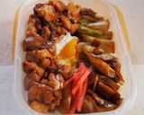 焼き鳥丼弁当!!作り方4写真