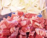 トマト缶で、スピード洋風☆親子丼♡ランチ作り方1写真