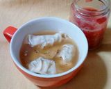 「塩トマト」deスープな餃子作り方3写真