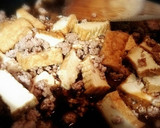 厚揚げと豚ひき肉の甘辛炒め＊辛さは後調節作り方5写真