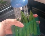 オクラのマヨ醤油和え作り方1写真