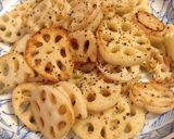 簡単♪れんこんのガーリックバター炒め作り方4写真