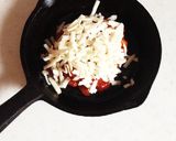 ナポリタンソースでイタリアンハンバーグ作り方3写真