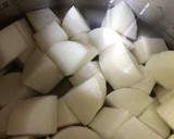圧力鍋で大根と厚揚げの煮物作り方1写真