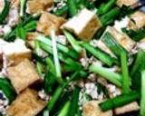簡単＊旨い＊厚揚げとニラと挽肉の中華炒め作り方15写真