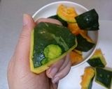 自信作☆カボチャと豚ひき肉のそぼろ煮♪作り方3写真