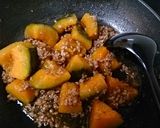 自信作☆カボチャと豚ひき肉のそぼろ煮♪作り方13写真