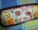 くまちゃん☆うさちゃんブンブン弁当♪作り方6写真