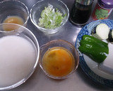 豆腐とナスとピーマンのとろろステーキ♪作り方1写真