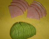 アボカドとハムのオーブン焼き作り方1写真