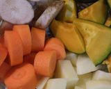 ♪ゴロゴロ野菜の豆乳グラタン♪作り方1写真