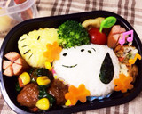 幼稚園キャラ弁＊スヌーピー 簡単作り方4写真