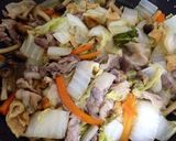 ♡白菜と豚肉のあんかけ煮♡作り方5写真