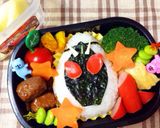 幼稚園キャラ弁＊仮面ライダー フォーゼ作り方5写真