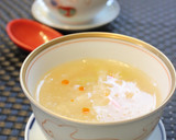 昆布だしでささみと大根おろしの和風スープ作り方5写真