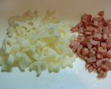 れんこんとウインナーの炊き込みご飯作り方1写真
