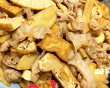 簡単！豚肉とたけのこと厚揚げの甘辛炒め作り方4写真