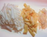 大根と油揚げのゴマみそ煮作り方1写真