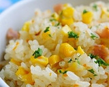 夏ご飯♪ とうもろこしの炊き込みご飯作り方7写真