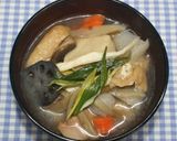 簡単定番☆具だくさん乾燥野菜でけんちん汁作り方16写真