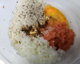 ヘルシー☆生鮭豆腐簡単バーグ☆作り方3写真