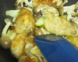 鶏ときのこのこんがりぽん炒め作り方7写真