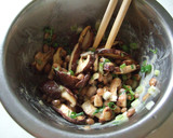 焼きしいたけの納豆和え作り方4写真