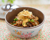 焼きしいたけの納豆和え作り方5写真