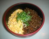 少量のひき肉で二色そぼろ丼作り方8写真
