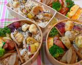 秋ご飯♪栗と薩摩芋の炊き込み飯✿作り方5写真