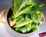 ストウブで無水料理厚揚げと青菜煮作り方1写真