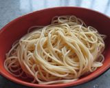 ミートスパゲティのオーブン焼き作り方1写真