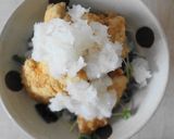 ぽん酢を使った鶏の辛子揚げおろし丼作り方5写真