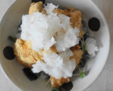 ぽん酢を使った鶏の辛子揚げおろし丼作り方5写真
