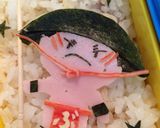 妖怪ウォッチ☆ ぶようじん坊 ☆キャラ弁作り方7写真
