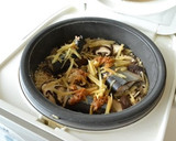 さんまと醤油糀の炊き込みごはん作り方3写真