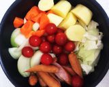 ゴロゴロ野菜の和風ポトフ作り方1写真